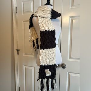 Vintage Y2K Abercrombie & Fitch Chunky Knit Wool Blend Scarf